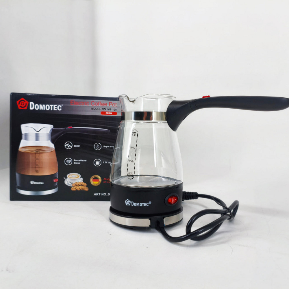 Кавоварка електрична турка 0.5л 600Вт нержавіюча сталь Domotec R-128 NJ-31 Львів - фото 13