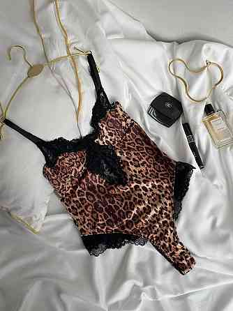 Жіноче сексуальне боді леопардове Мереживне боді з лео принтом з відкритою спиною спокусливе Одеса