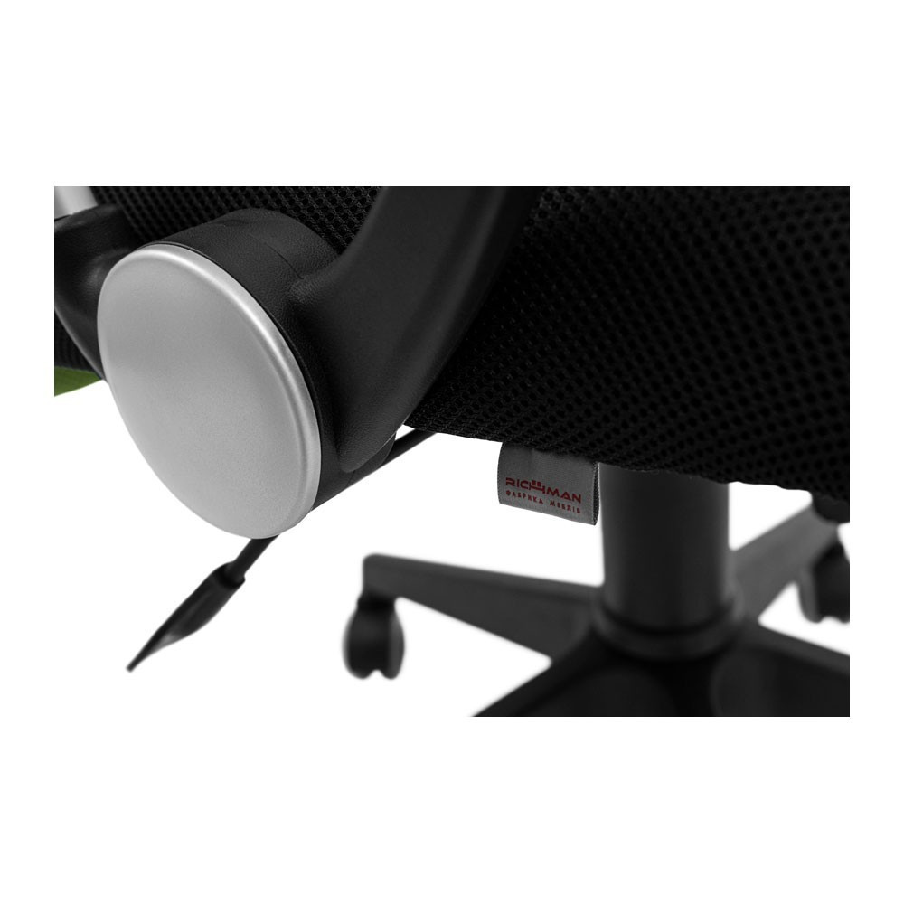 Офісне крісло керівника Ultra M1 Tilt Чорно-зелений Київ - фото 10