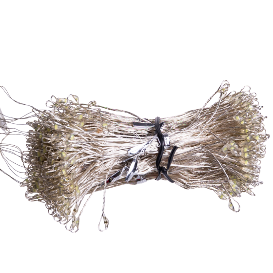 Гірлянда-шершава штора 3х3 м, 600 LED, біле світло Київ