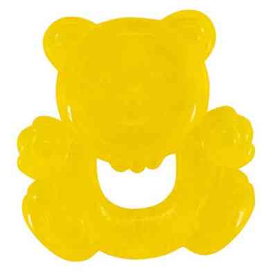 Прорезыватель Baby Team с водой Медвежонок (4004_мишка_желтый) Винница