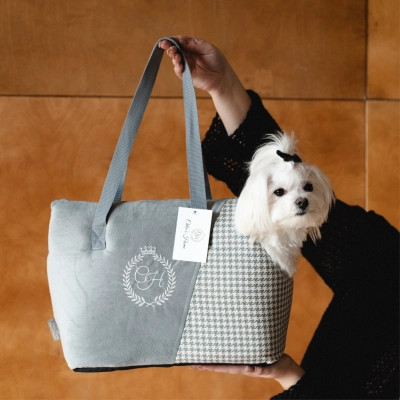 Переноска для тварин Chloe's Home Berlin 43x27x17 см сіра (CLH5231) Вінниця - фото 4