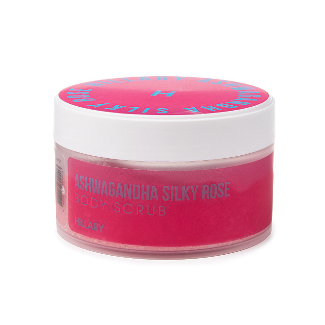 Шелковистый розовый скраб для тела с экстрактом Ашваганды Ashwagandha Silky Rose Scrub Hillary 200 г Винница - изображение 10