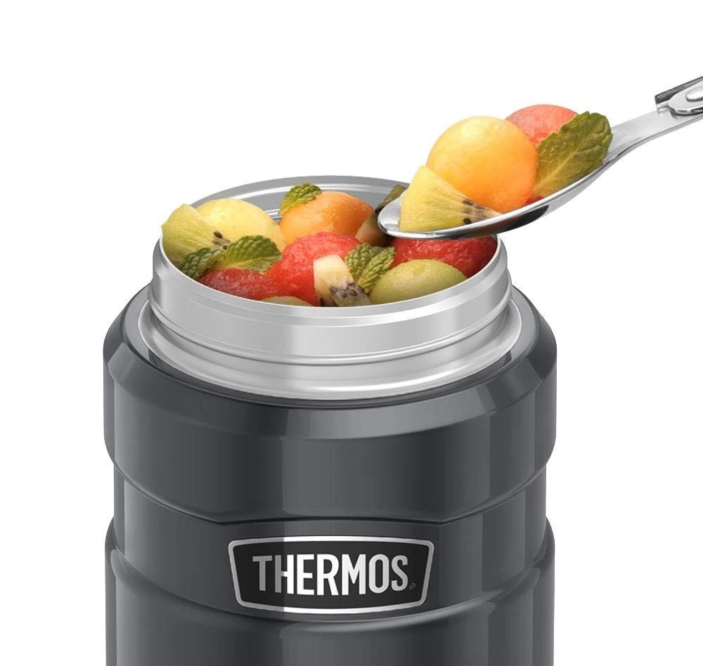 Термос для Їжи 0.71 літр Thermos "Stainless King Food Flask" (173034) Gun Metal Нововолинськ - фото 4