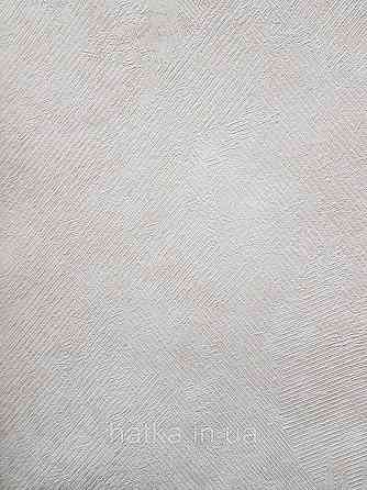 Шпалери метрові вінілові на флізеліні Sintra Structure під штукатурку мазки смужки бежеві з глянцем 448809 Київ