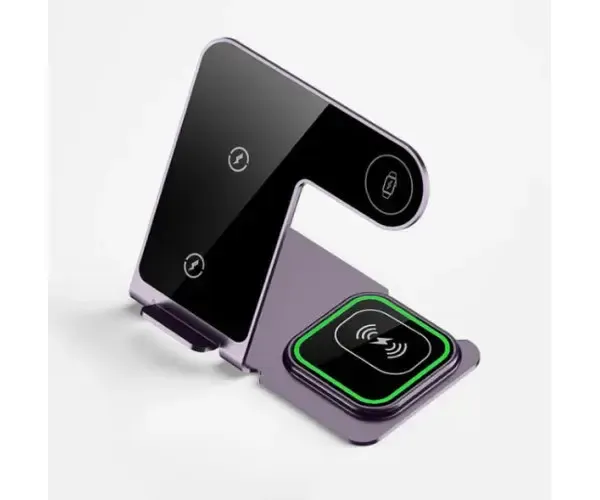 Зарядная станция 3 в 1, подставка для быстрого беспроводного зарядного устройства Коломия - фото 1