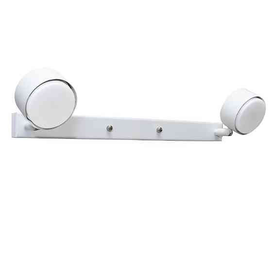 Настінний світильник MSK Electric Copter підсвічування дзеркал на два плафони GX53 NL 80400-2 WH білий Одеса