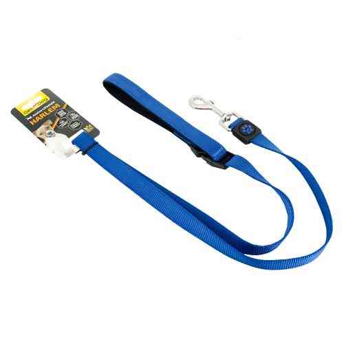 Поводок GimDog для собак Harlem голубой неопрен 120 см/20 мм Киев