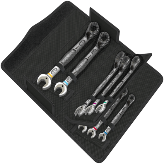 Набор ключей комбинированных дюймовых Wera с трещоткой 5/16