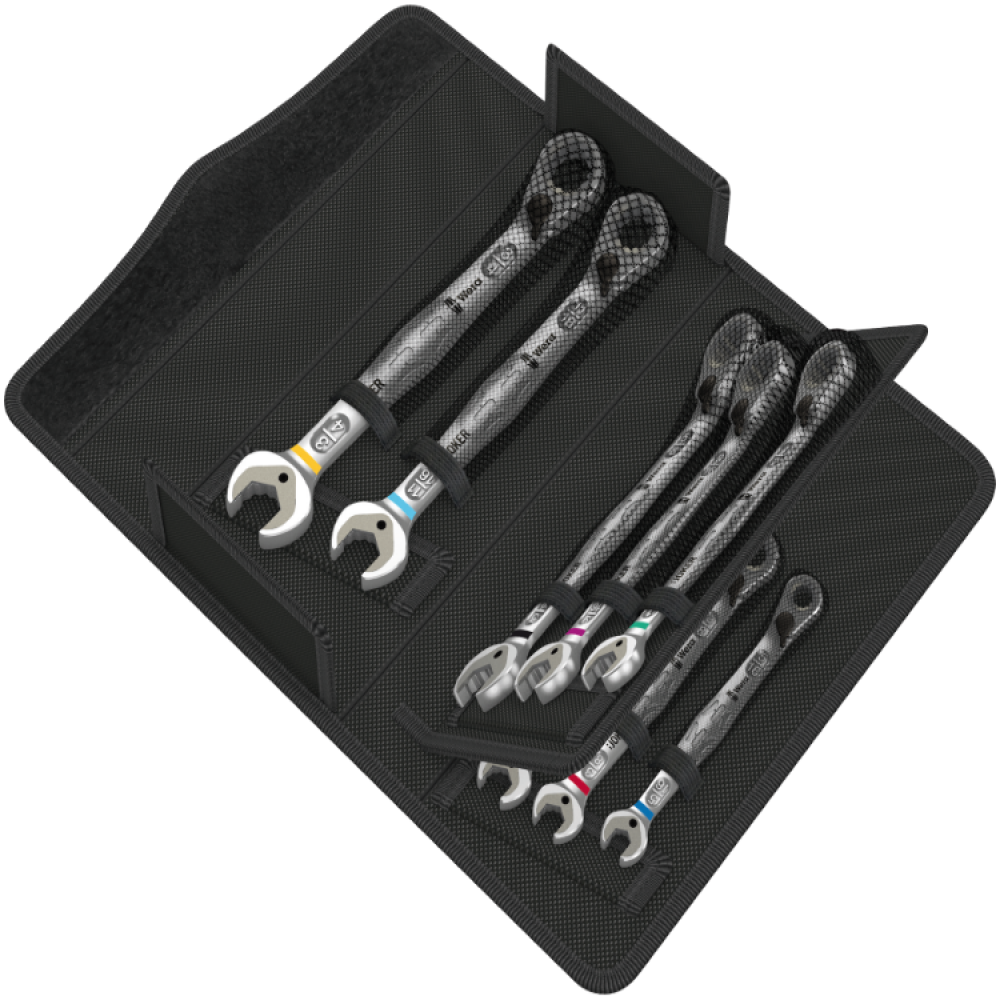 Набор ключей комбинированных дюймовых Wera с трещоткой 5/16