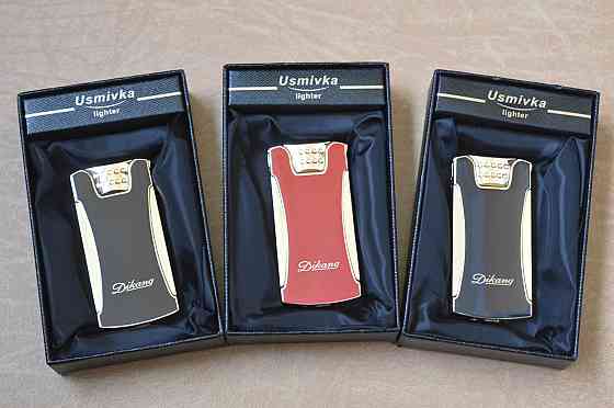 Електроімпульсна запальничка Практична запальничка подарункова H33190 ( ЮСБ ) Чорна, червона, коричн Полтава
