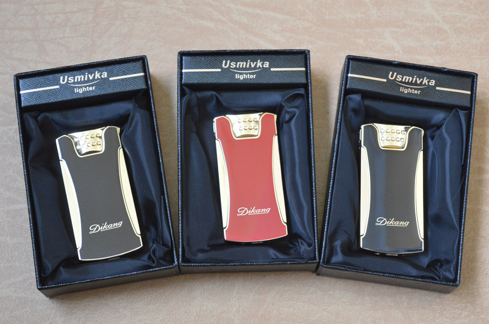 Электроимпульсная зажигалка Практичная зажигалка подарочная H33190 ( ЮСБ ) Чёрная, красная, коричнев Полтава - изображение 1