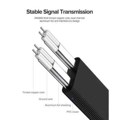 Кабель для передачі даних SATA 3 Data Cable 0.5m 90° corner US217 Black Ugreen (30797) Вінниця