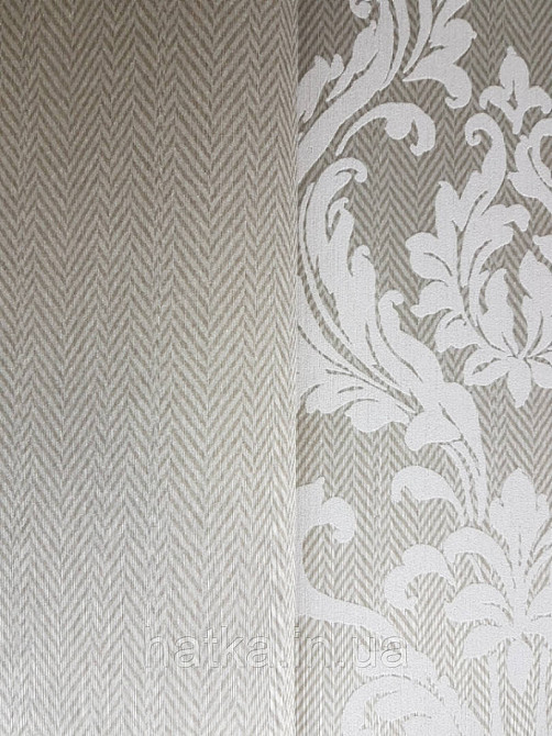 Текстильні шпалери на флізеліновій основі Cador Rasch Textil 086071 графітовий оливковий Київ - фото 3