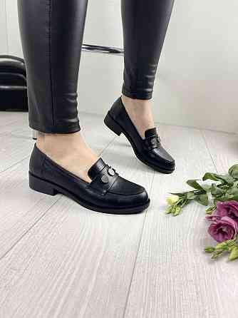 Vikttorio Туфлі жіночі VIKTTORIO ЖАЗИНА чорні (весна-осінь, шкіра натуральна) (2699) 36р. Коломия