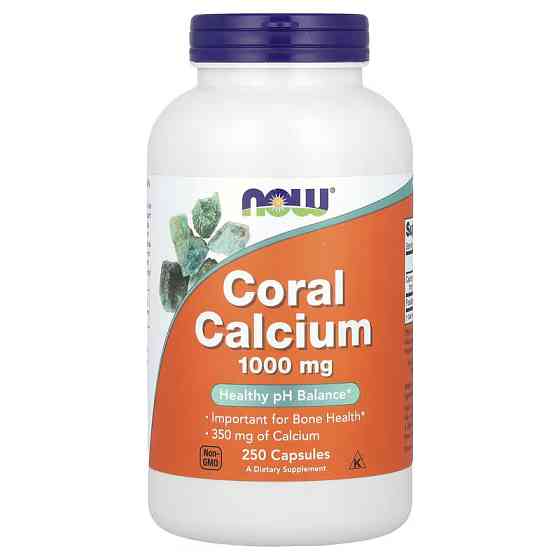 Кальций из коралов NOW Foods Coral Calcium 1000 мг 250 капсул Луцк