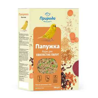 Корм для птиц Природа Юниор для волнистых попугаев 500 г (4823082410828) Винница