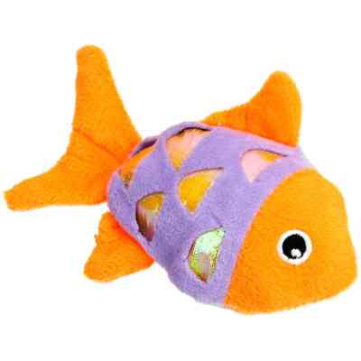 Іграшка для котів Hippie Pet Рибка помаранчева 11.5 см (HIPCT21035O) Вінниця