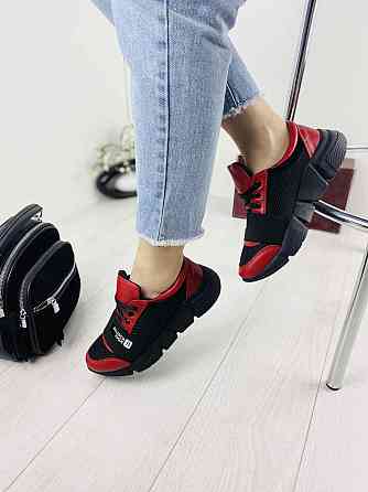 Кроссовки женские VLADEKS красные натуральная кожа+сетка 36р.-23.5см., 38р.-24.5см. (3186) Коломыя