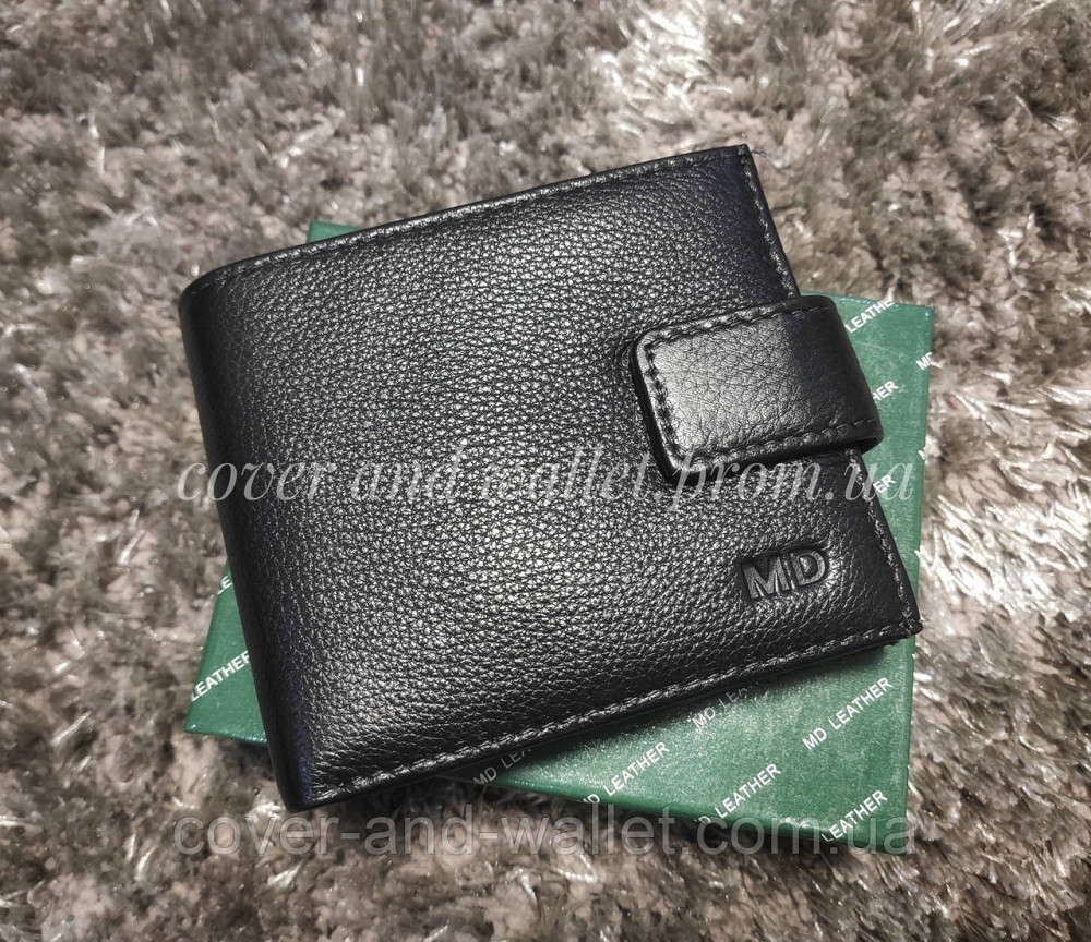 Шкіряний чоловічий гаманець на багато карток зі зручною монетницею Marco Coverna 122 Київ - фото 3