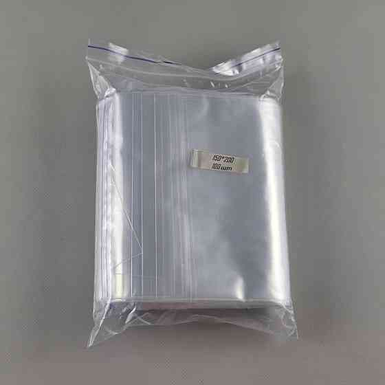 Пакет с замком Zip-lock 15х20 (100шт) (1 пачка) Харьков