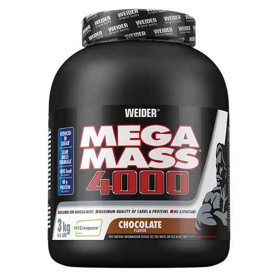 Гейнер Weider Mega Mass 4000 3,0 kg (Chocolate) Луцк