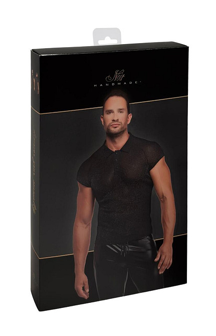 Чоловіче поло Noir Handmade H082 Onyx veil polo XL Sex Aura Київ - фото 10