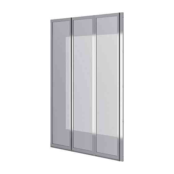 Шторка на ванну трехэлементная Style 1000х1500мм (right) chrome, стекло 4мм clear Киев