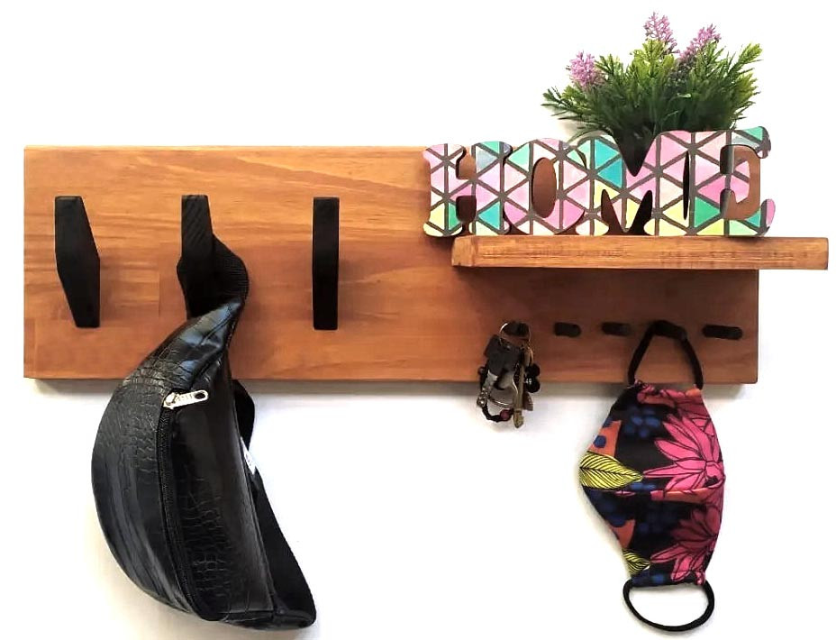 Вішалка для сумок "Тристайна" сієна-венге Миколаїв - фото 1