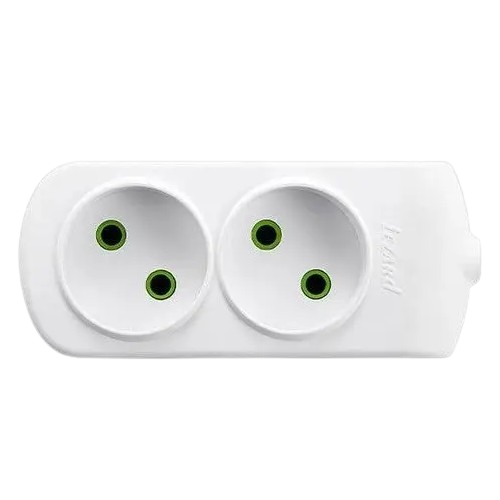 Колодка подовжувача без заземлення 2 розетки Letitia Лезард Житомир