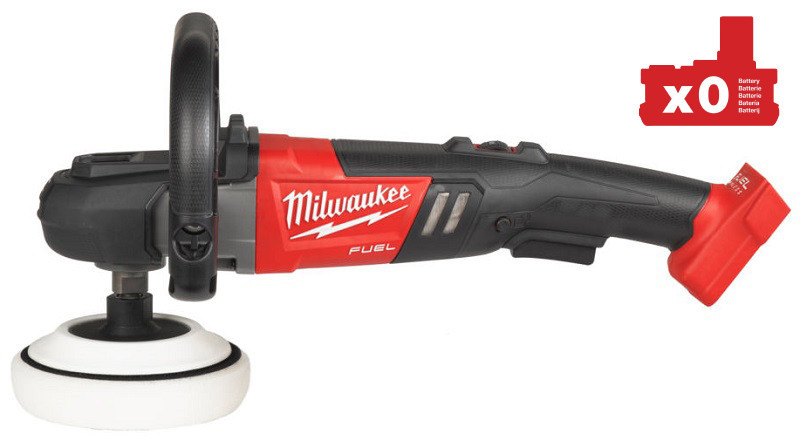 Машина полірувальна кутова акумуляторна MILWAUKEE M18 FAP180-0, O диска 180мм (+ полірувальна платформа, Одеса - фото 2