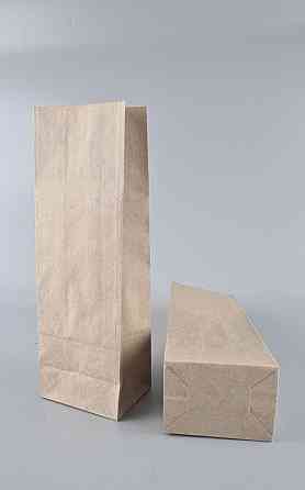 Пакет паперовий 26*9*6,5 см 70 г\м2 коричневий з дном уп. 25 шт. Харків