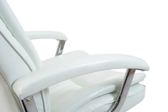 Офісне Крісло Керівника Richman California Lucky White Хром М1 Tilt Білий Київ