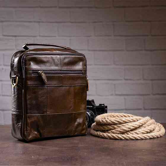 Сумка мужская Vintage 14764 Коричневая Киев