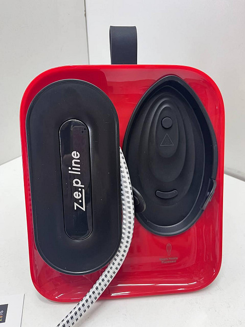 Паровой ручной утюг Zepline ZP-00222 3000Вт с резервуаром 1,5 л, сенсорное управление, сухая глажка, Красный Одесса - изображение 4