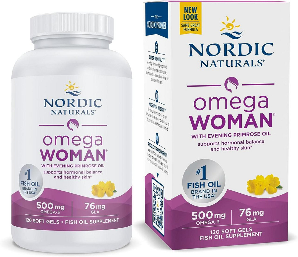 Омега-3 для женщин и вечерняя примула  Nordic Naturals Omega With Evening Primrose 830 мг 120 капс лимон Киев - изображение 2