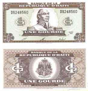 Haiti Гаїті - 1 Gourde 1993 P. 259a UNC Полтава