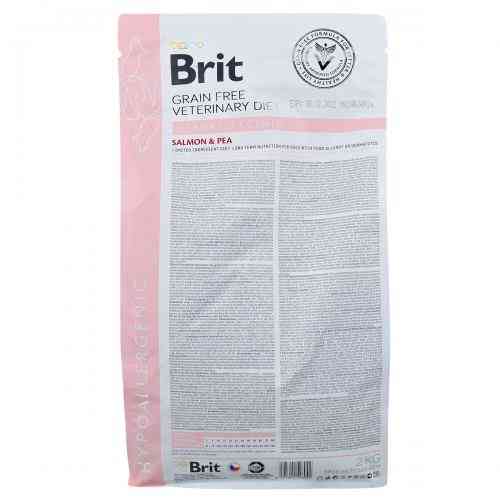 Корм сухой Brit Grain VetDiet Dog Hypoallergenic для собак при пищевой аллергии с лососем горохом и гречкой 2 кг Киев