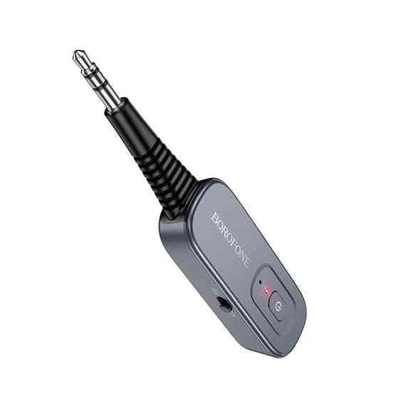 Bluetooth-ресивер BOROFONE BC51 Clear way AUX BT audio receiver / transmitter Metal Grey Одеса