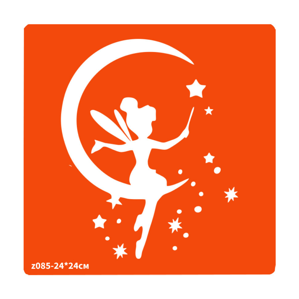 Трафарет для био-тату Фея z085-24*24см, размер 24х24см Винница - изображение 1