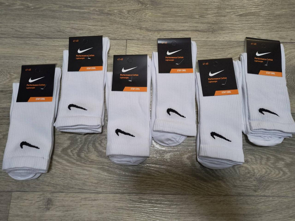 Набір якісних брендових чоловічих шкарпеток (6 шт. в уп). Білі чоловічі шкарпетки Stay cool. Київ - фото 7