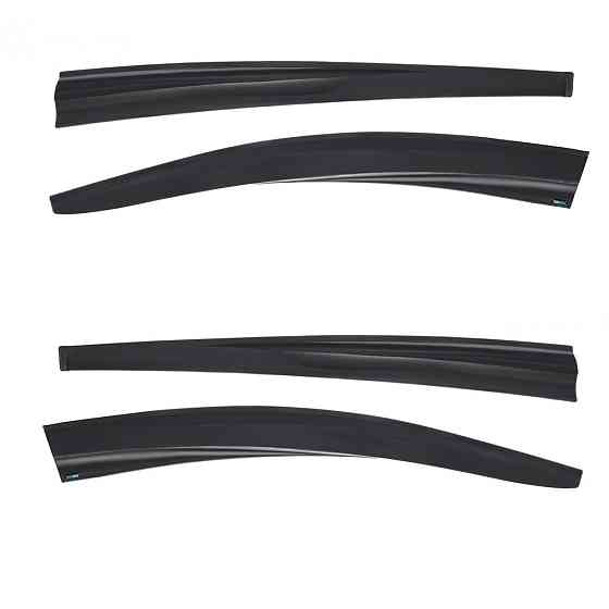 Дефлекторы окон (ветровики) Renault Sandero 2021-2023, 4шт, SunPlex, хэтчбек, на скотче Киев