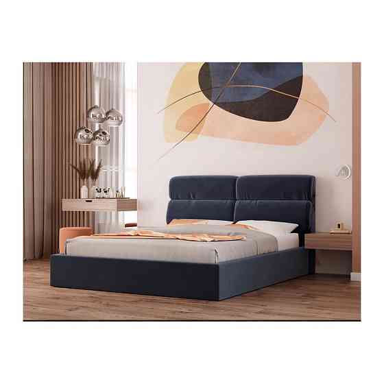 Ліжко EdinburghDesign Roma 08 Comfort з нішею для білизни 120x200 синій Київ