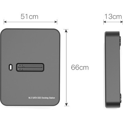 Док-станція для накопичувачів Gembird USB Type-C M.2 SATA NVME SSD (DD-U3M2) Вінниця - фото 7