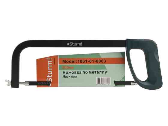 Ножовка по металлу Sturm, пластик.рукоятка 1061-01-0003 (читать описание) Ровно