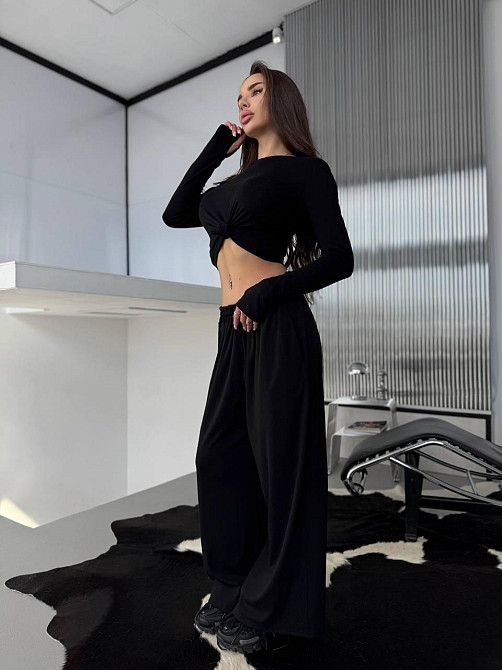 Женский прогулочный костюм двойка трикотаж термо Одесса - изображение 5