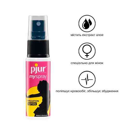 Стимулирующий спрей Pjur MySpray для женщин, 20 мл Sex Aura Киев