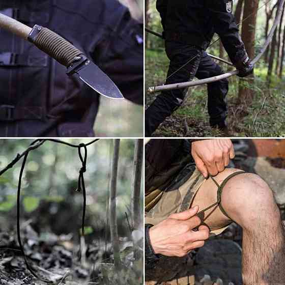 Браслет из паракорда для выживания с ножом SBR Киев