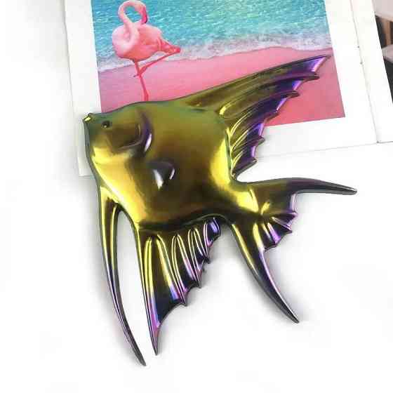 Молд силиконовый рыбка Скалярия 205 на 260 мм серый Киев