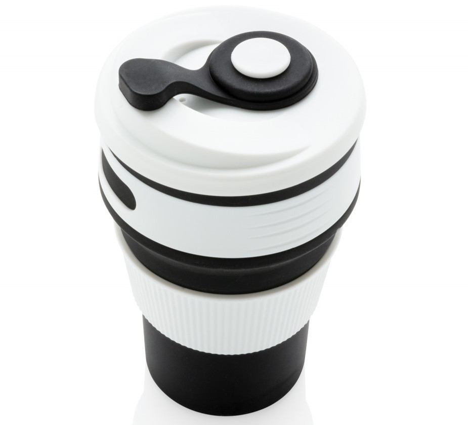 Чашка складна силіконова Collapsible 5332 350мл, чорна Винница - изображение 4